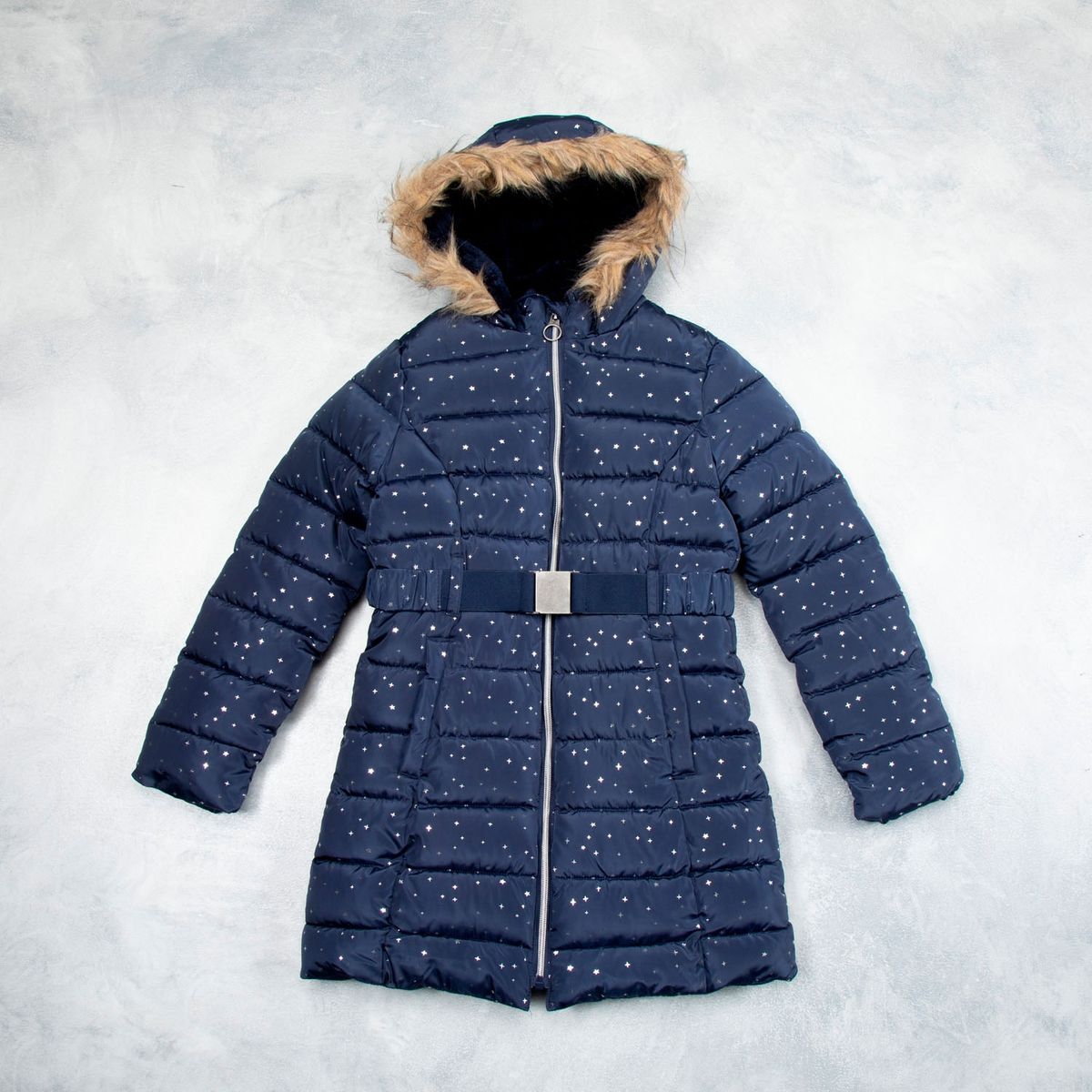 ELEVEN - Parka Larga Interior Peludo Niña