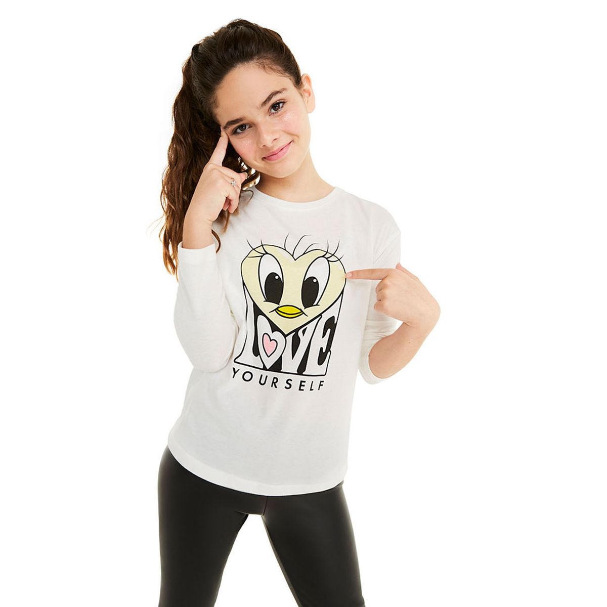 WARNER BROS - Looney Tunes Polera Algodón Niña