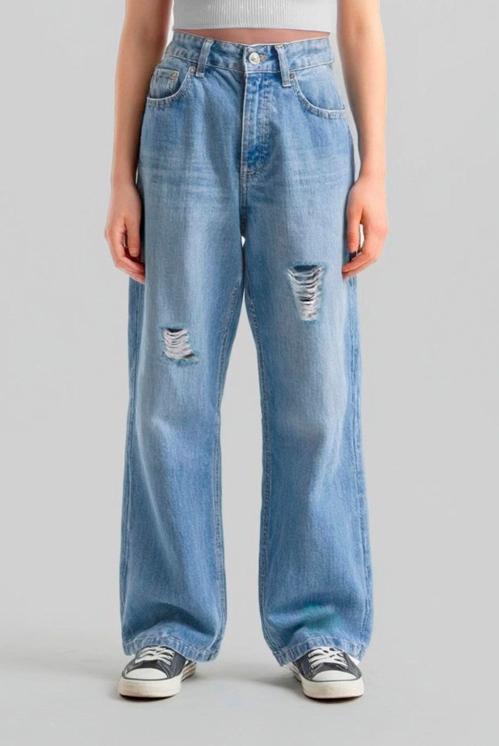 ELEVEN - Jeans Algodón Wide Leg Niña Eleven