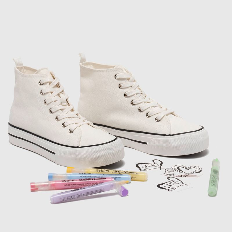 SYBILLA - Sybilla Zapatilla urbana mujer blanco