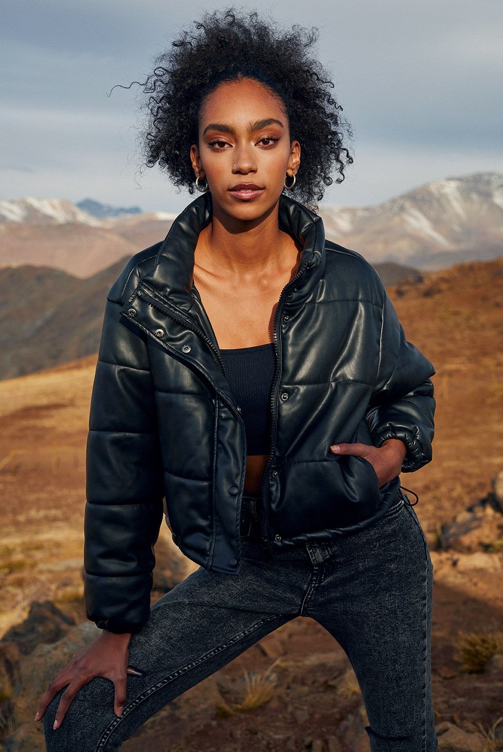 DAHLA - Dahla Parka Ecocuero Mujer