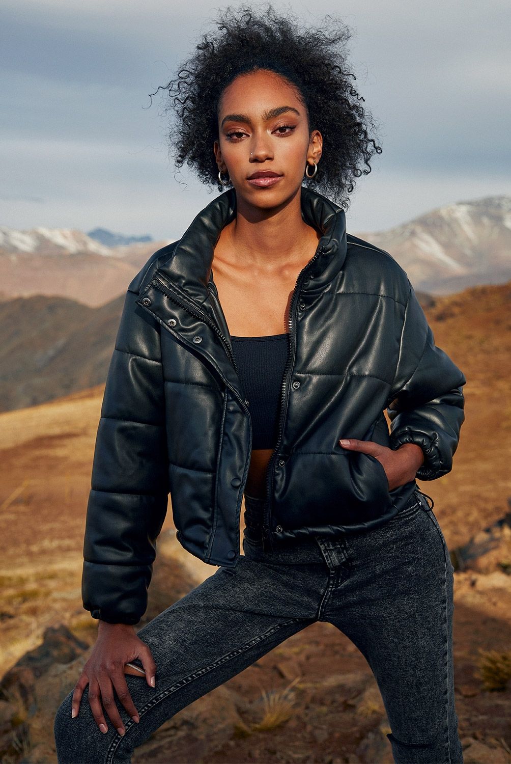 DAHLA - Dahla Parka Ecocuero Mujer