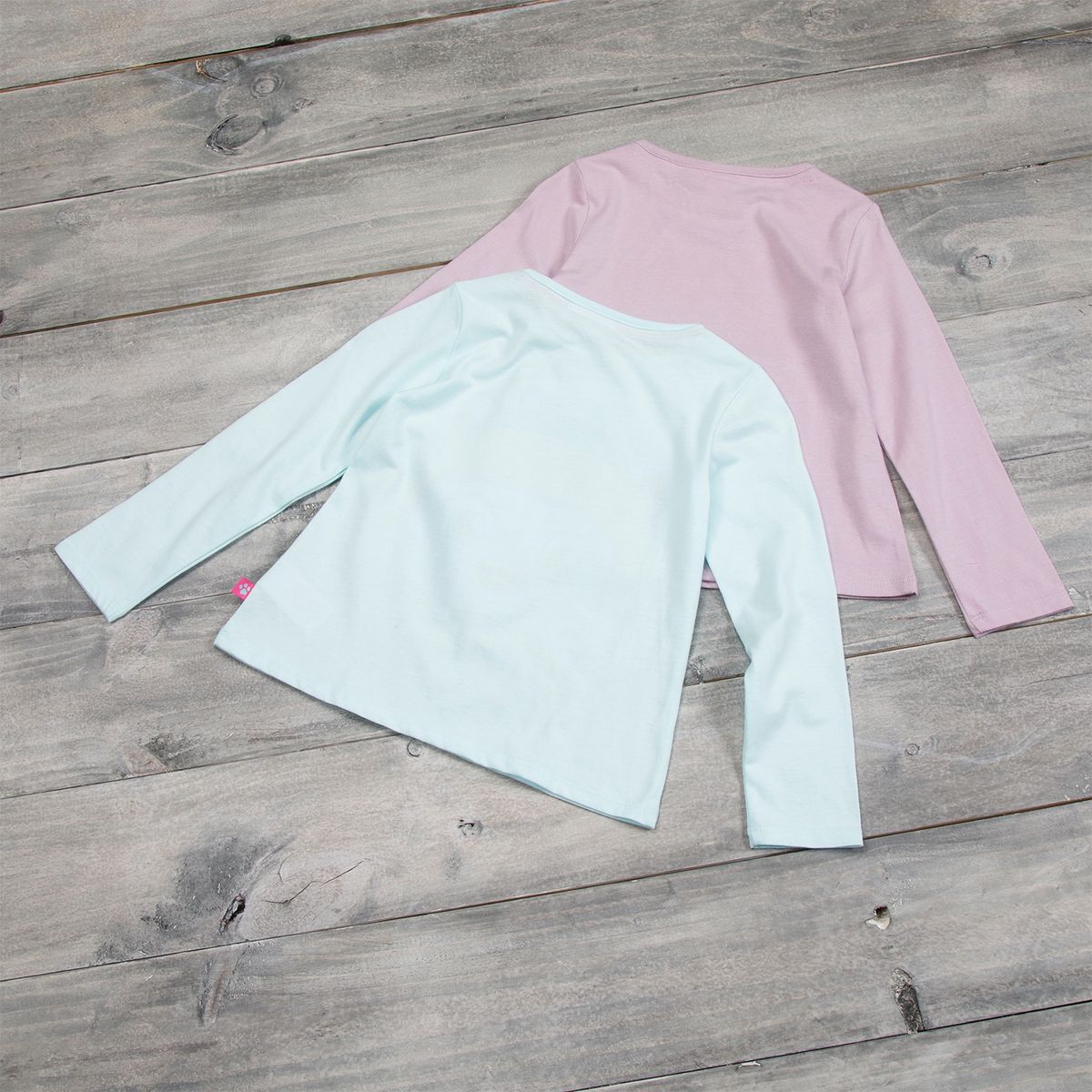 PAW PATROL - Polera Pack De 2 Unidades Paw Patrol Manga Larga Niña Algodón