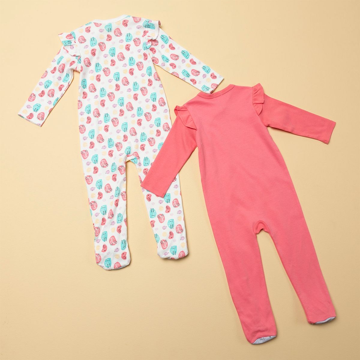 YAMP - Pijama Pack De 2 Unidades Bebé Niña Algodón Yamp
