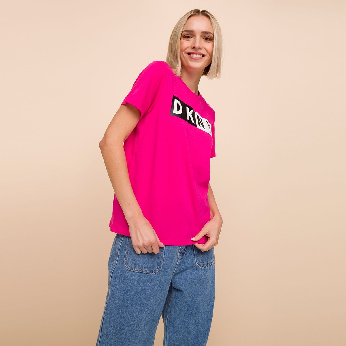 DKNY - Polera Manga Corta Mujer DKNY