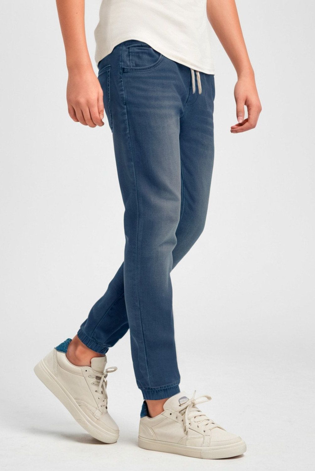 FEDERATION - Jeans Jogger Federation Niño Denim Algodón Cintura Elástica