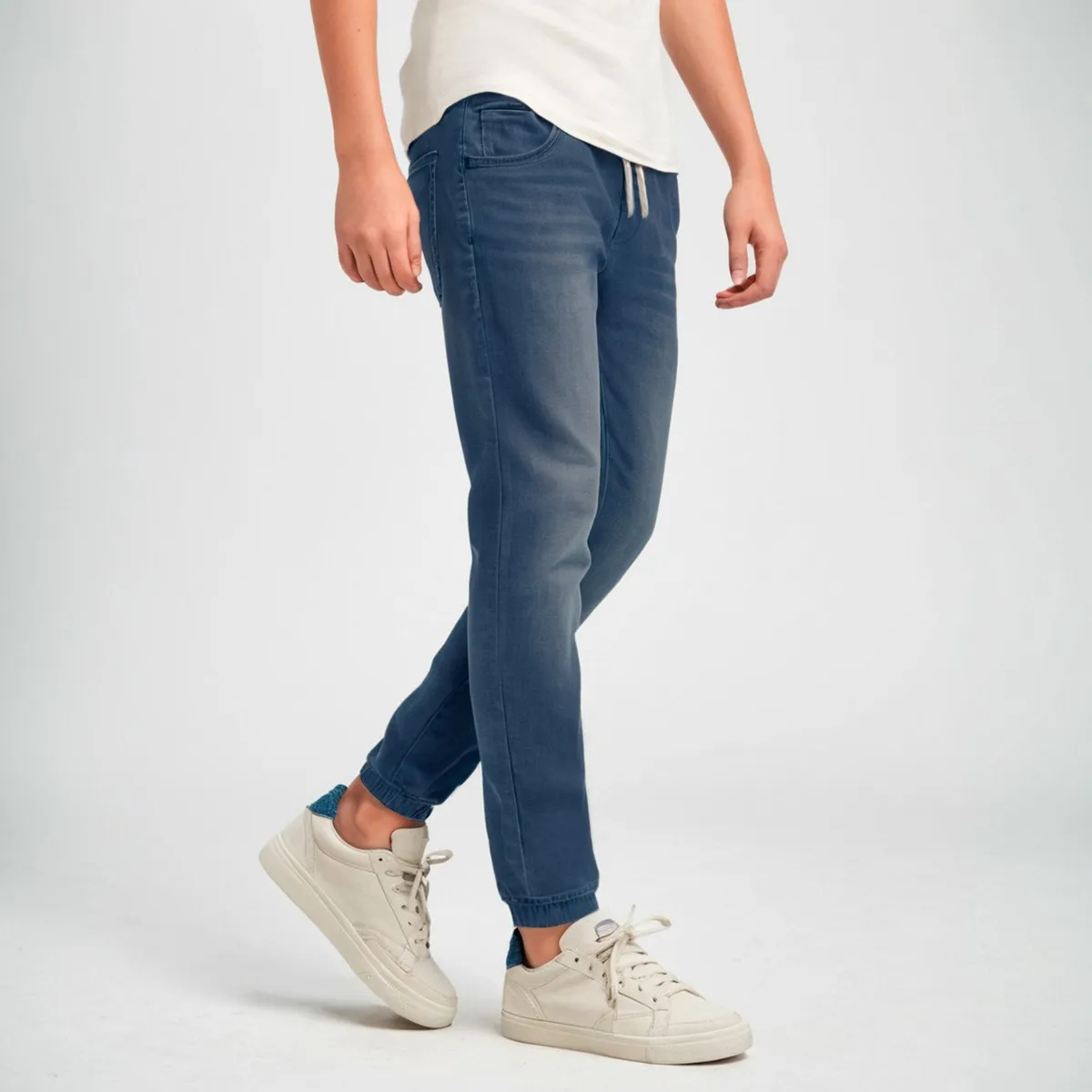 FEDERATION - Jeans Jogger Niño Denim Algodón Cintura Elástica Federation
