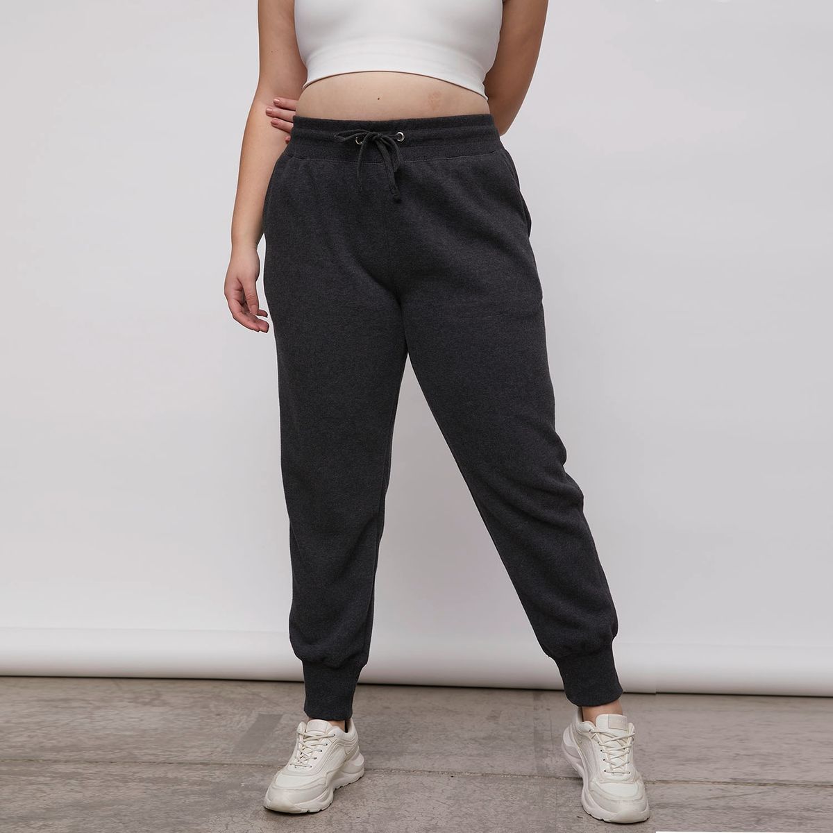 ELLE - Pantalón Jogger Tiro Alto Mujer