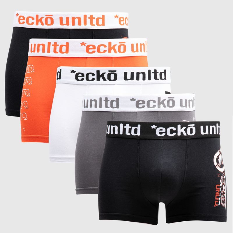 ECKO - Ecko Pack De 5 Bóxer Algodón Hombre
