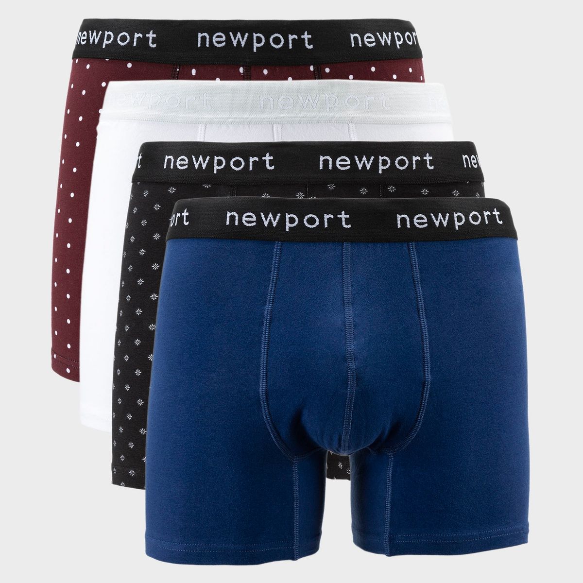 NEWPORT - Pack de 4 Bóxer Hombre Newport Estampados