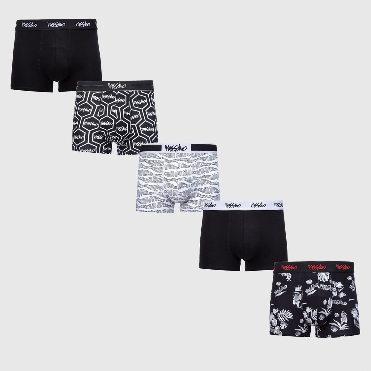 MOSSIMO - Pack De 5 Boxer Algodón Hombre Mossimo