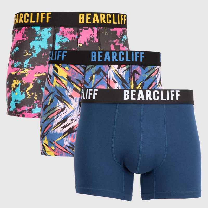 BEARCLIFF - Pack De 3 Bóxer Algodón Hombre Bearcliff