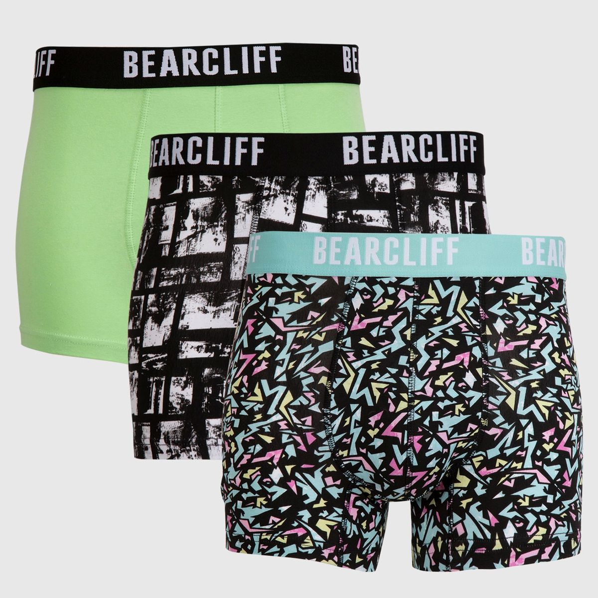 BEARCLIFF - Pack De 3 Bóxer Algodón Hombre Bearcliff