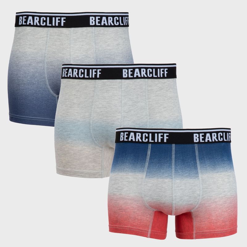 BEARCLIFF - Pack De 3 Bóxer Algodón Hombre Bearcliff