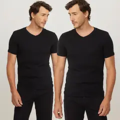 NEWPORT - Pack De 2 Camisetas Manga Corta Algodón Hombre