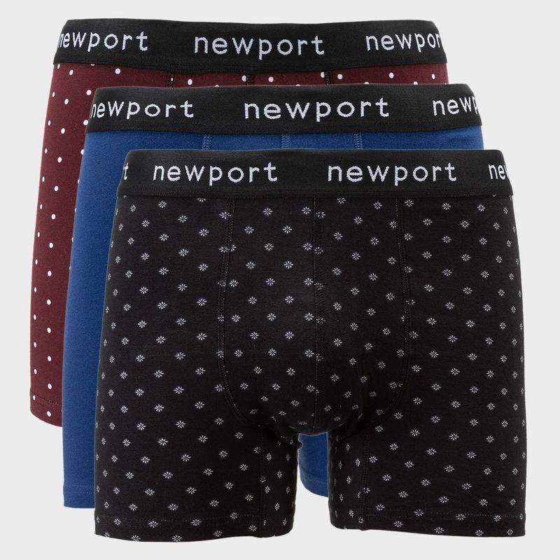NEWPORT - Pack 3 Bóxer Hombre Newport