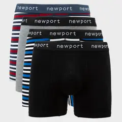 NEWPORT - Pack De 4 Bóxer Hombre