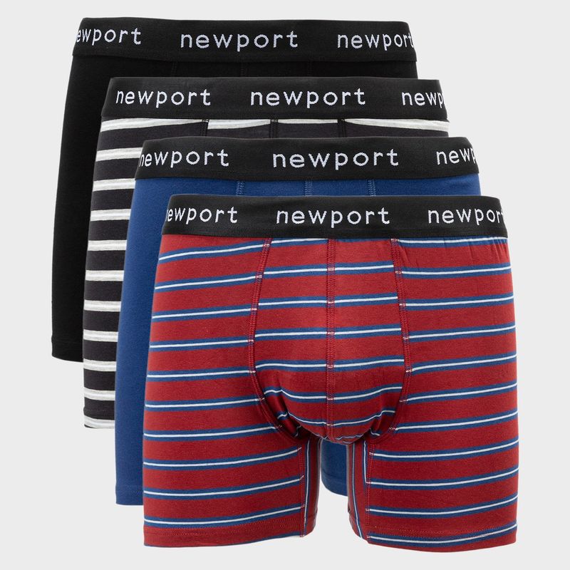 NEWPORT - Pack De 4 Bóxer Hombre Newport