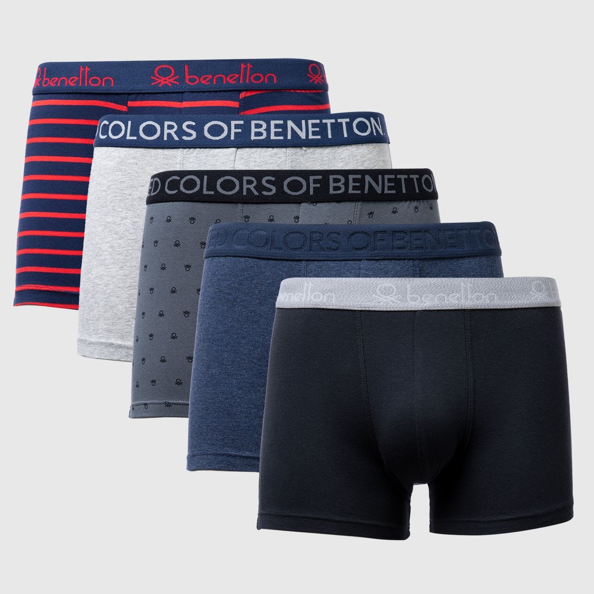BENETTON - Pack de 5 Boxer Hombre Benetton