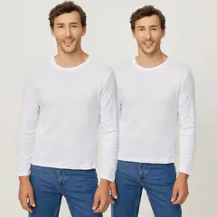 NEWPORT - Pack De 2 Camisetas Manga Larga Algodón Hombre