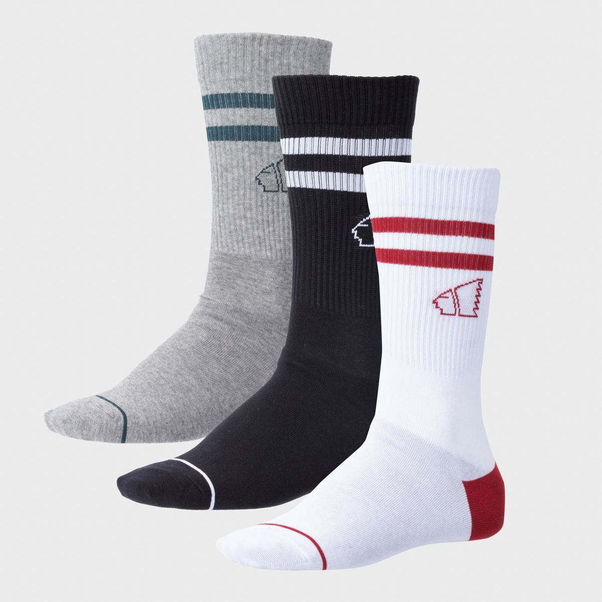 AMERICANINO - Americanino Pack de 3 Calcetines de Vestir Algodón Hombre