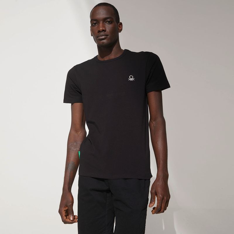 BENETTON - Benetton Pack de 2 Camisetas Algodón Hombre