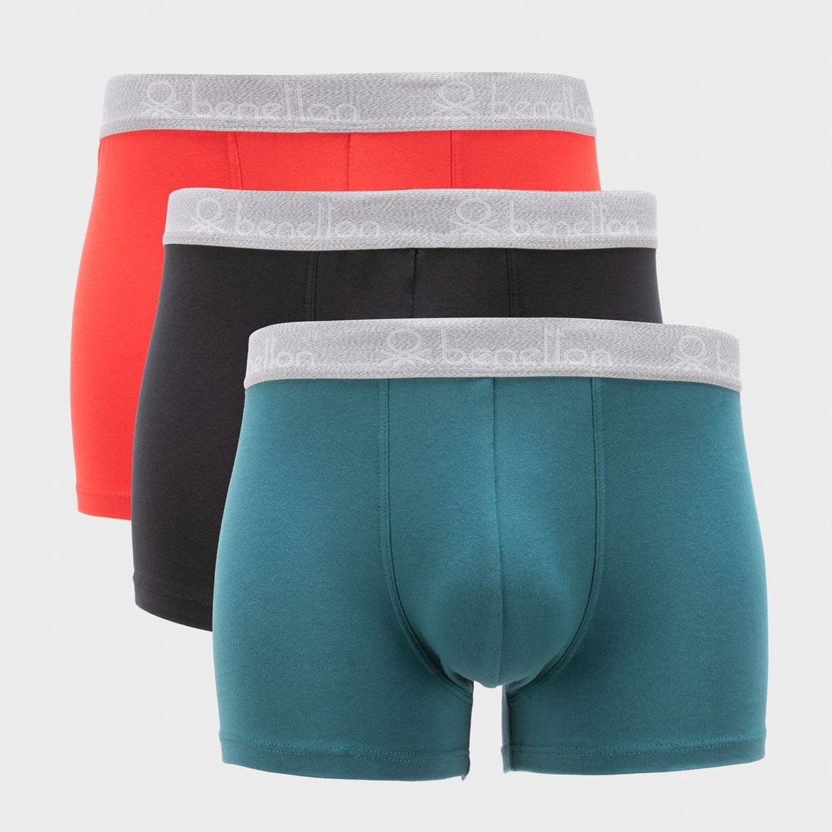 BENETTON - Pack De 3 Boxer Algodón Hombre Benetton