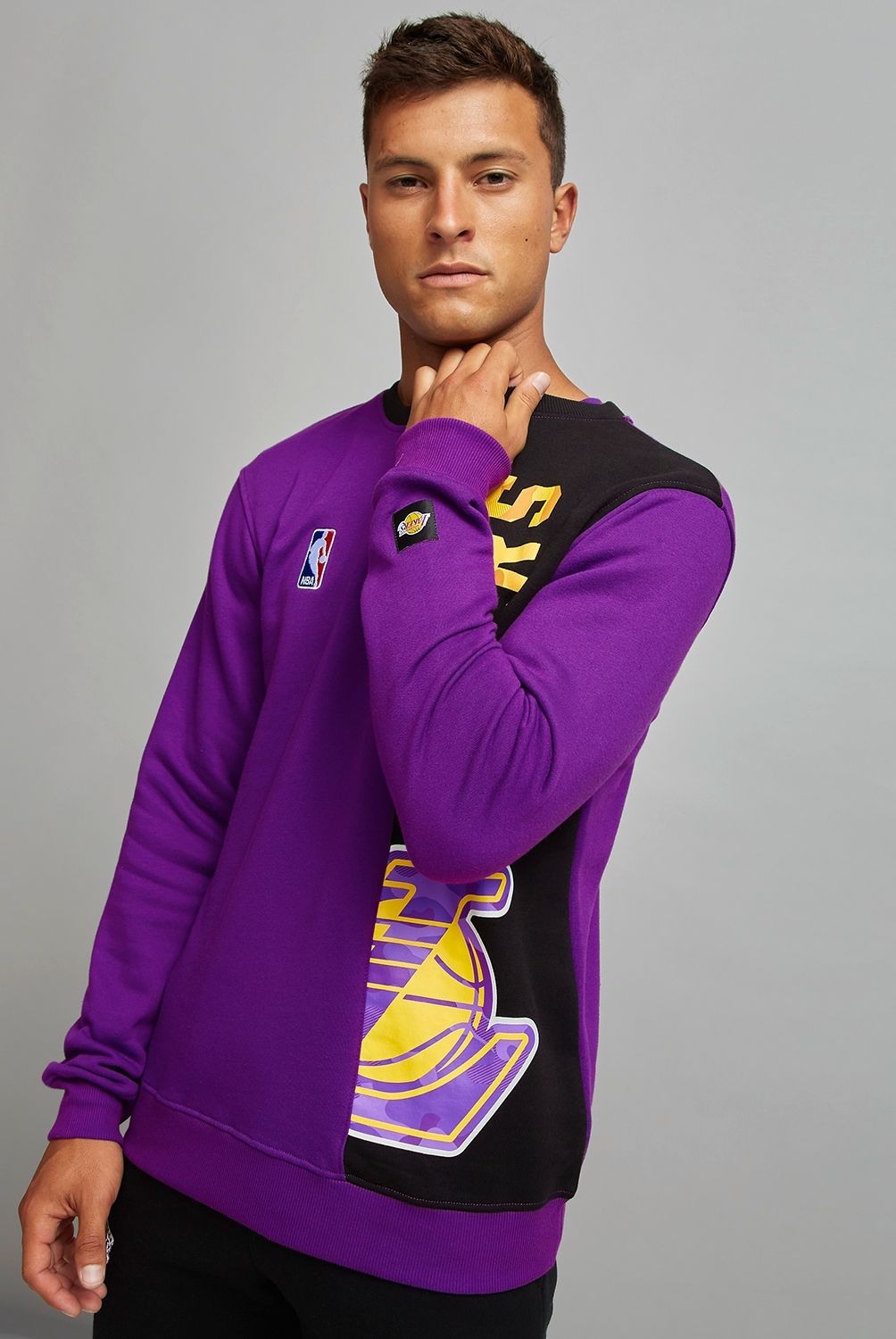 NBA - Nba Polerón Manga Larga Algodón Hombre