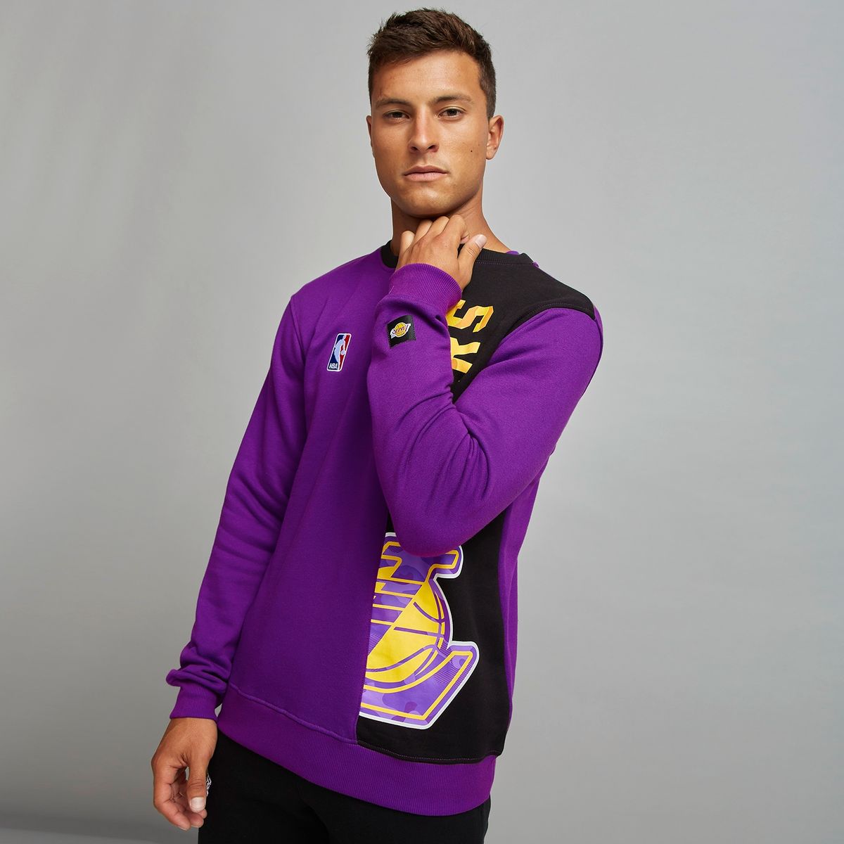 NBA - Nba Polerón Manga Larga Algodón Hombre