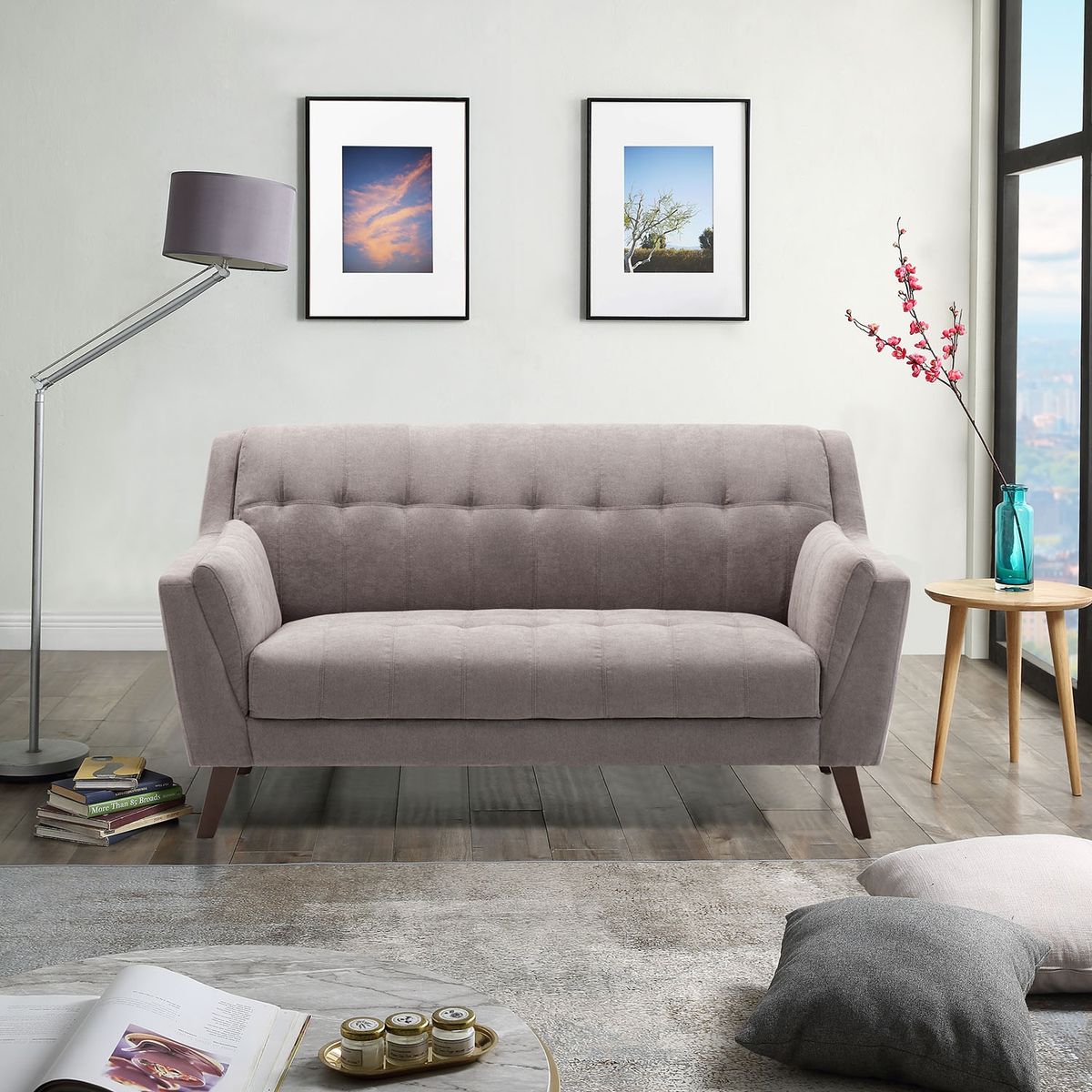 MICA - Sofá 2 Cuerpos Mariah Tela Mica