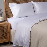 Juego de Sábanas Amelie 300 Hilos Bordado