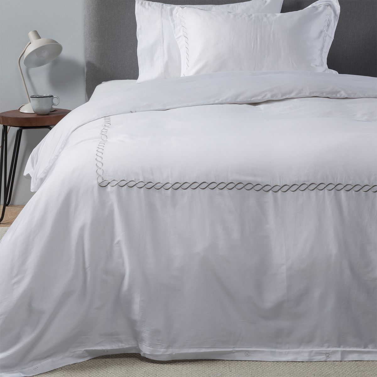 ROBERTA ALLEN - Funda de Plumón Algodón 300 Hilos Roberta Allen Cadeneta Beige