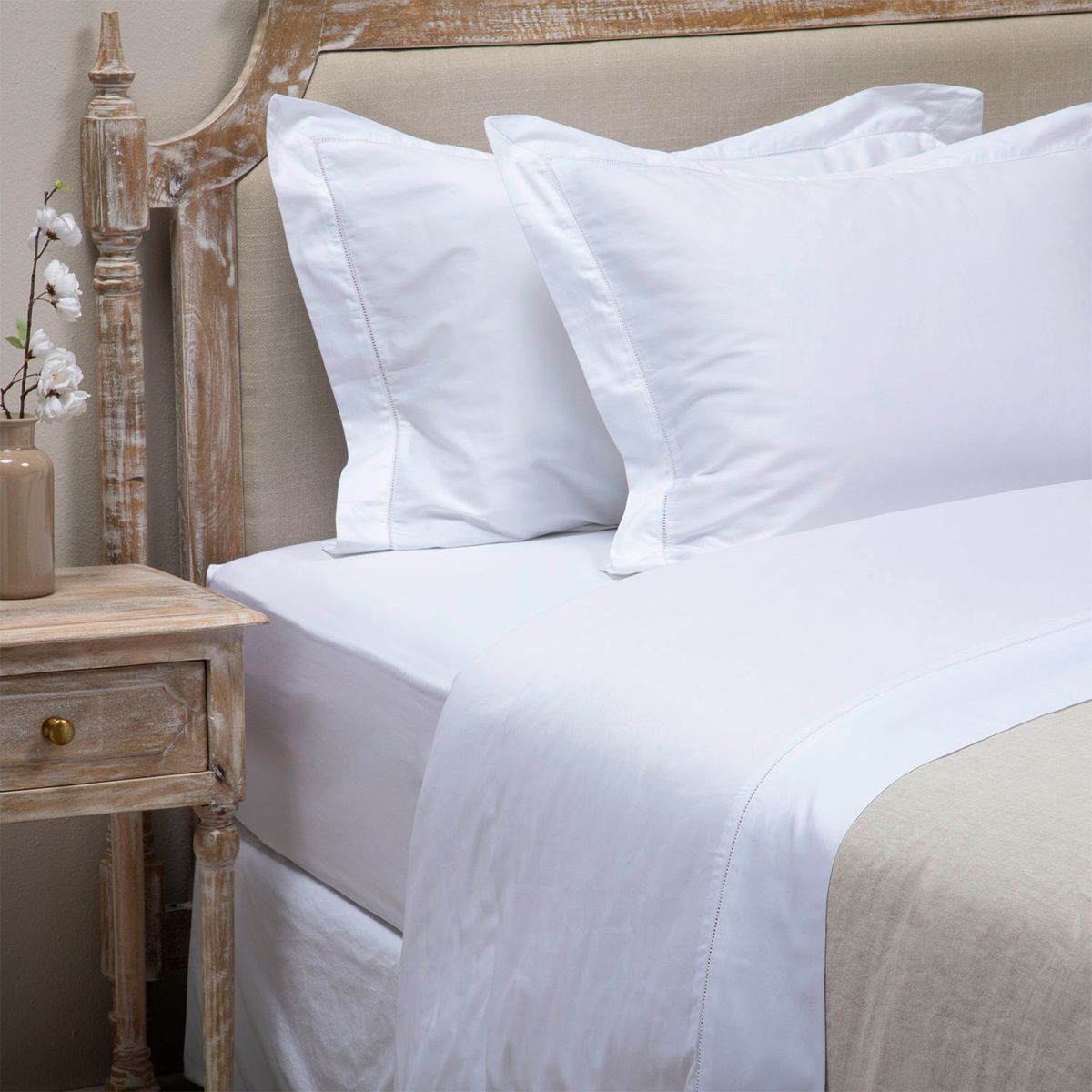 ROBERTA ALLEN - Sábana Bordada 300 Hilos Celine 100% Algodón Roberta Allen