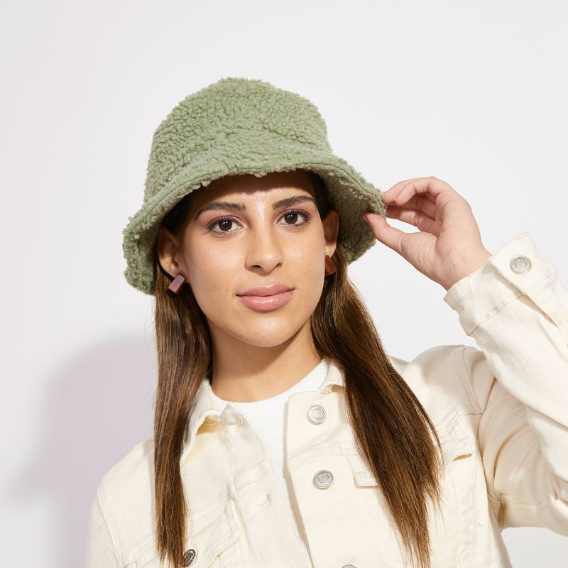 DAHLA - Pack 2 Gorros Bucket Dahla Mujer Casual Tejido Felpa