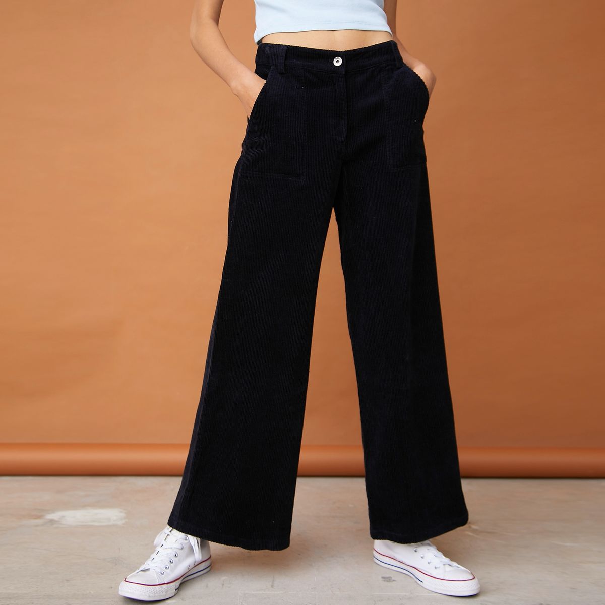 SYBILLA - Sybilla Pantalón Wide Leg Tiro Alto Mujer