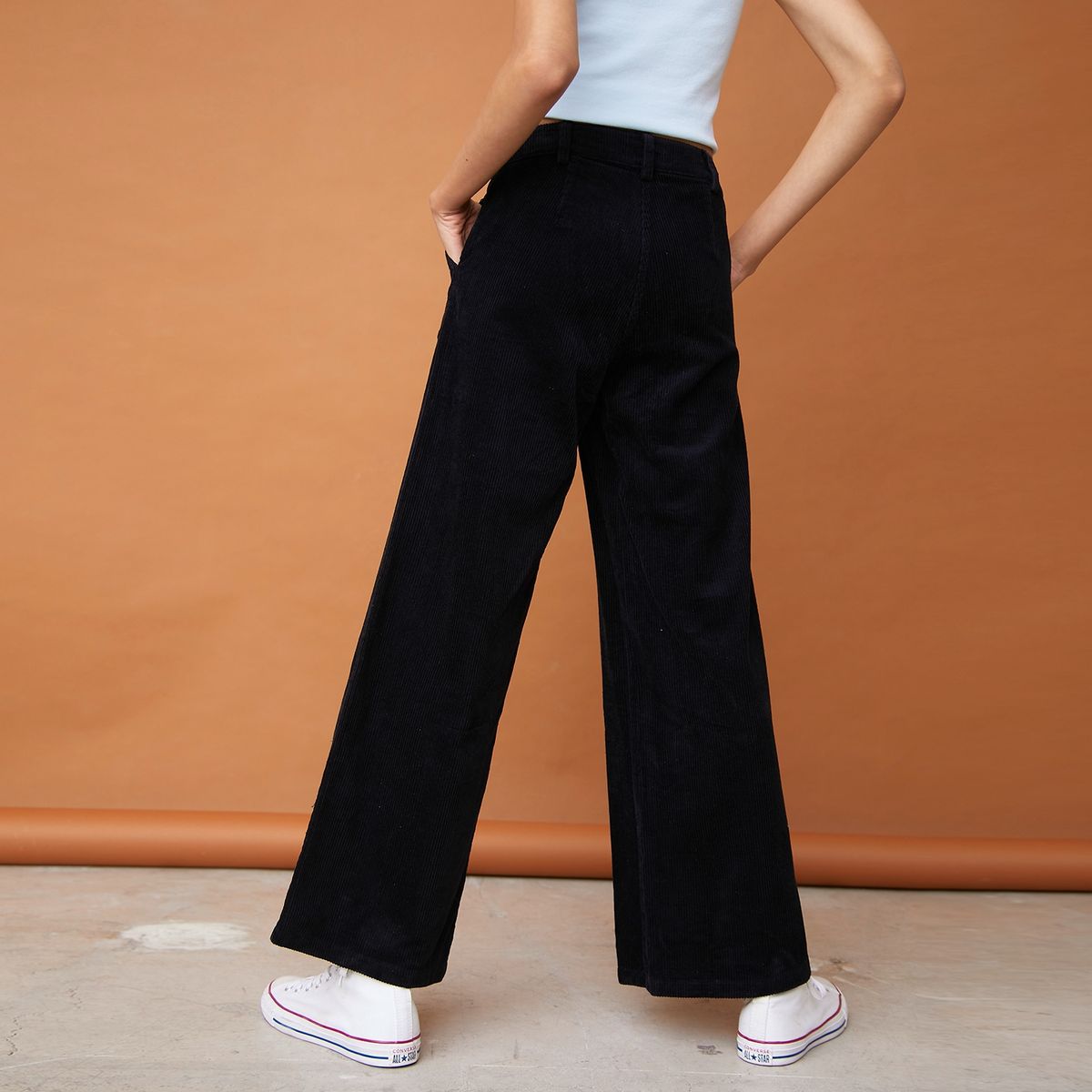 SYBILLA - Sybilla Pantalón Wide Leg Tiro Alto Mujer