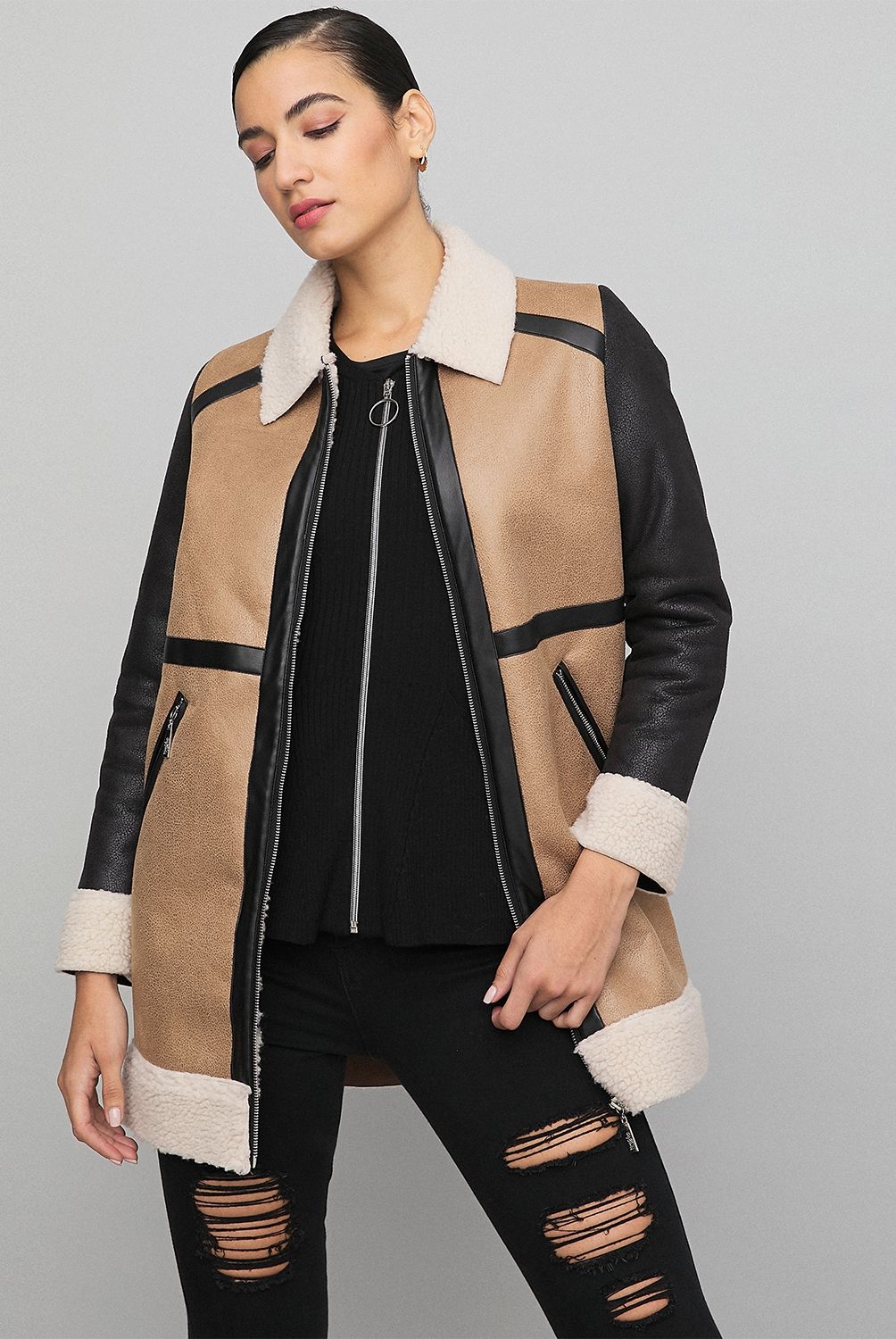 MOSSIMO - Mossimo Chaquetón Mujer