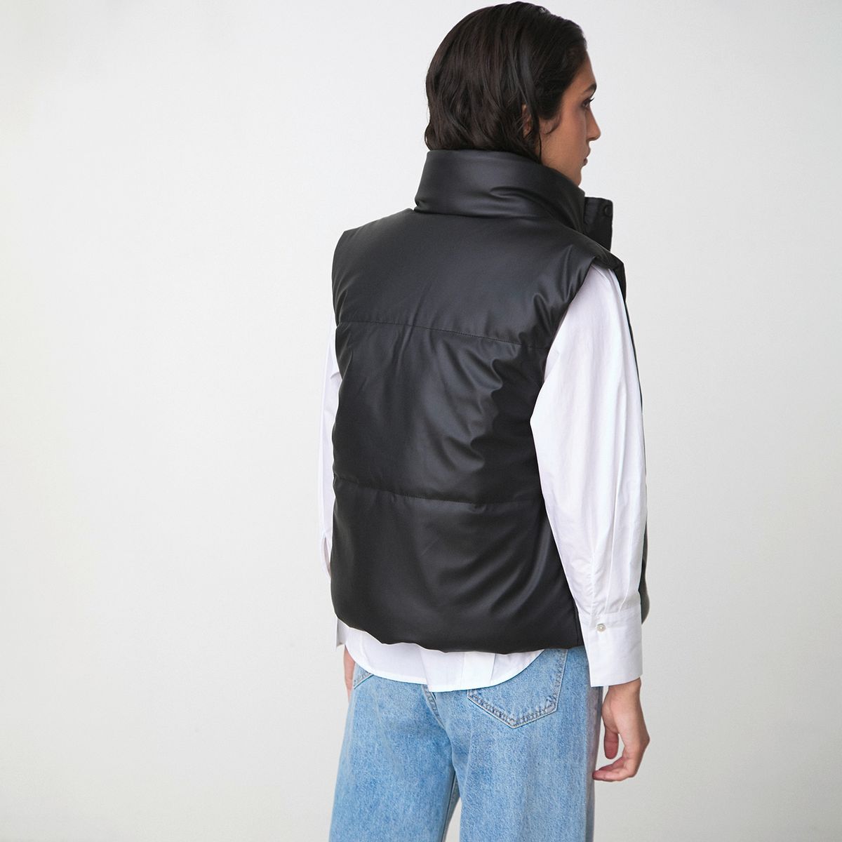 BASEMENT - Parka Ecocuero Mujer