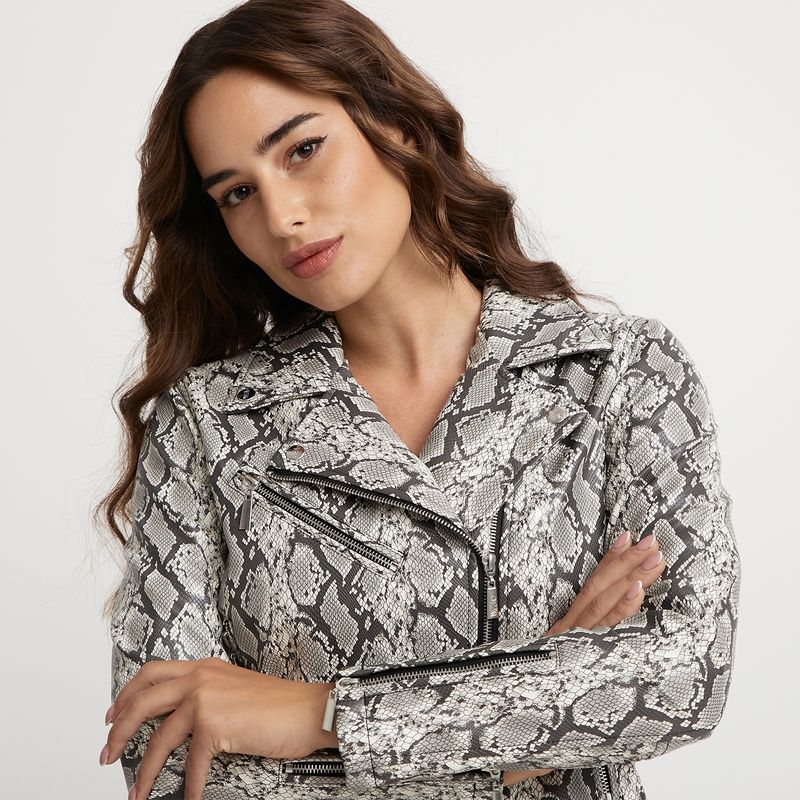 MOSSIMO - Mossimo Chaqueta Cuero Mujer