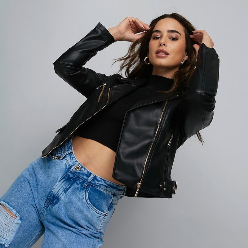 MOSSIMO Mossimo Chaqueta Cuero Mujer