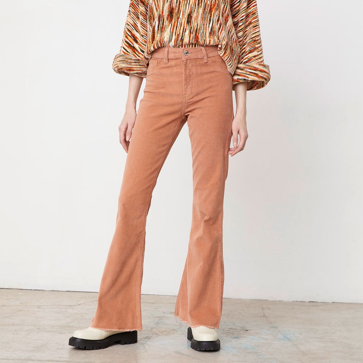 SYBILLA - Sybilla Jeans Flare Tiro Alto Mujer