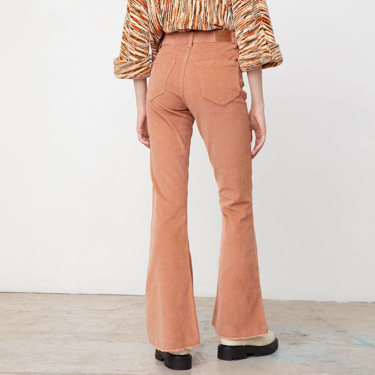 SYBILLA - Sybilla Jeans Flare Tiro Alto Mujer