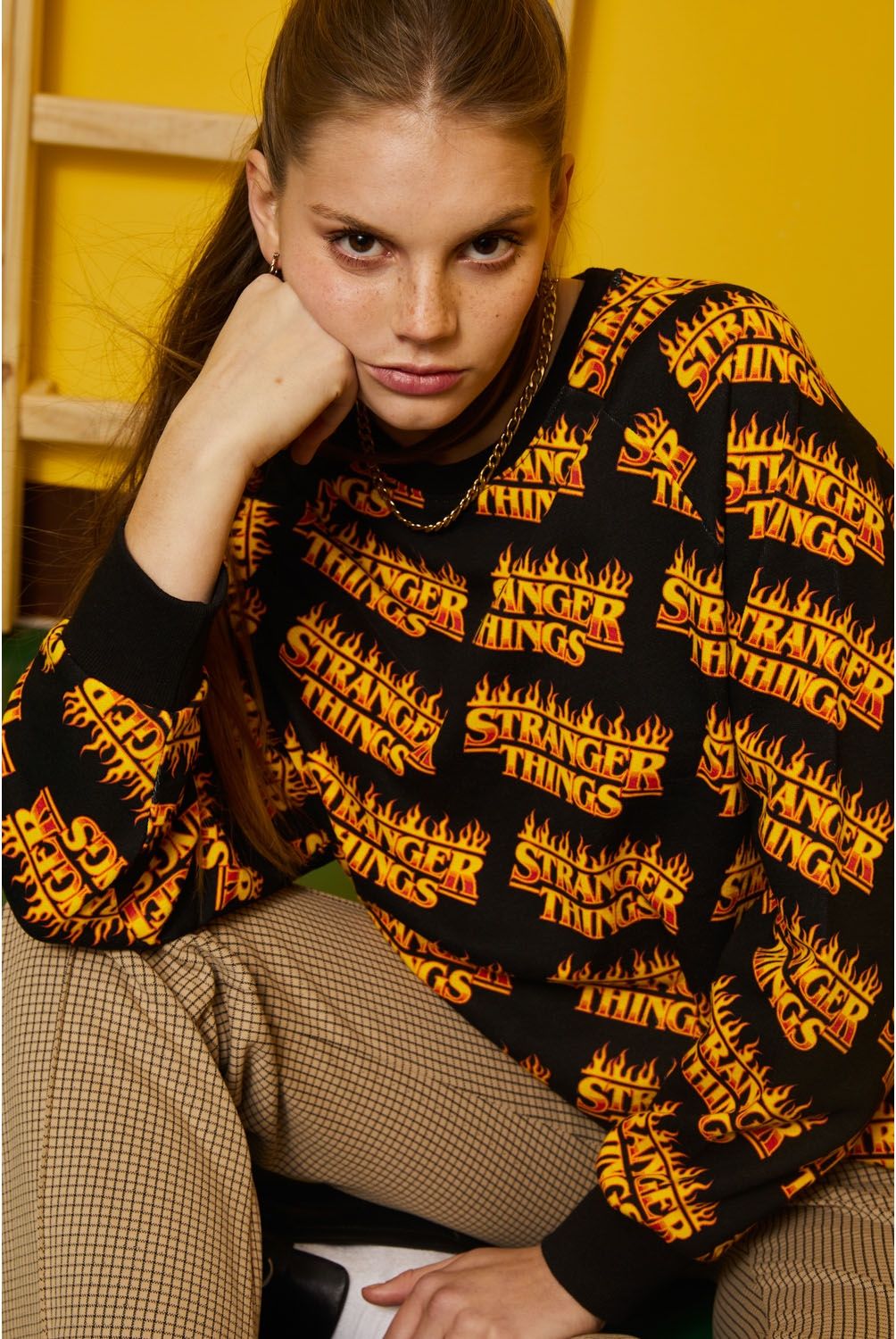 SYBILLA - Sybilla Polerón Mujer Stranger Things