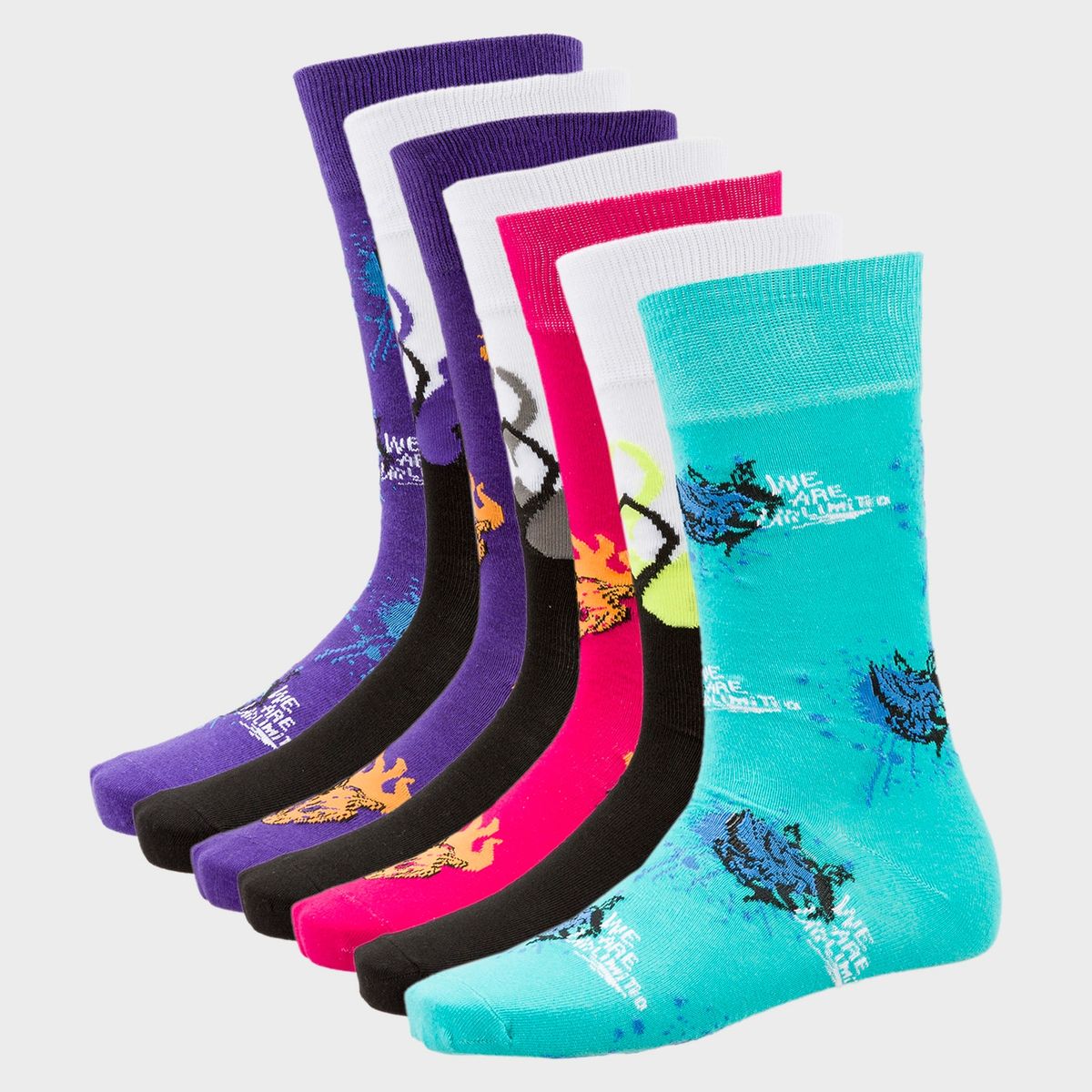 ECKO - Pack De 7 Calcetines Casuales Hombre Ecko