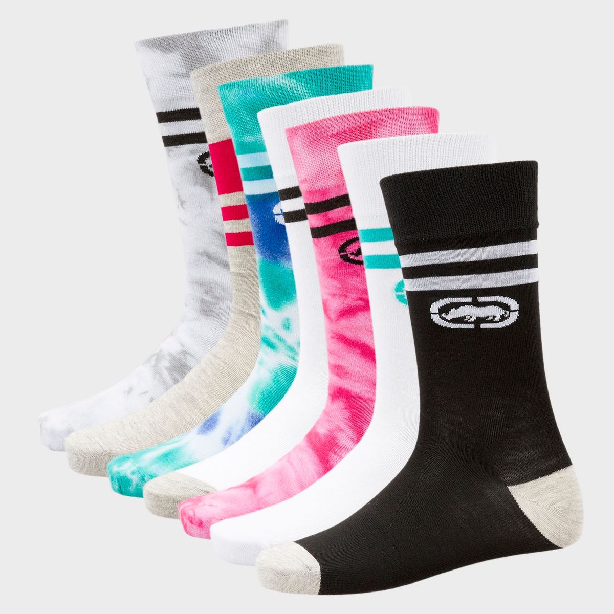 ECKO - Pack De 7 Calcetines Casuales Algodón Hombre Ecko