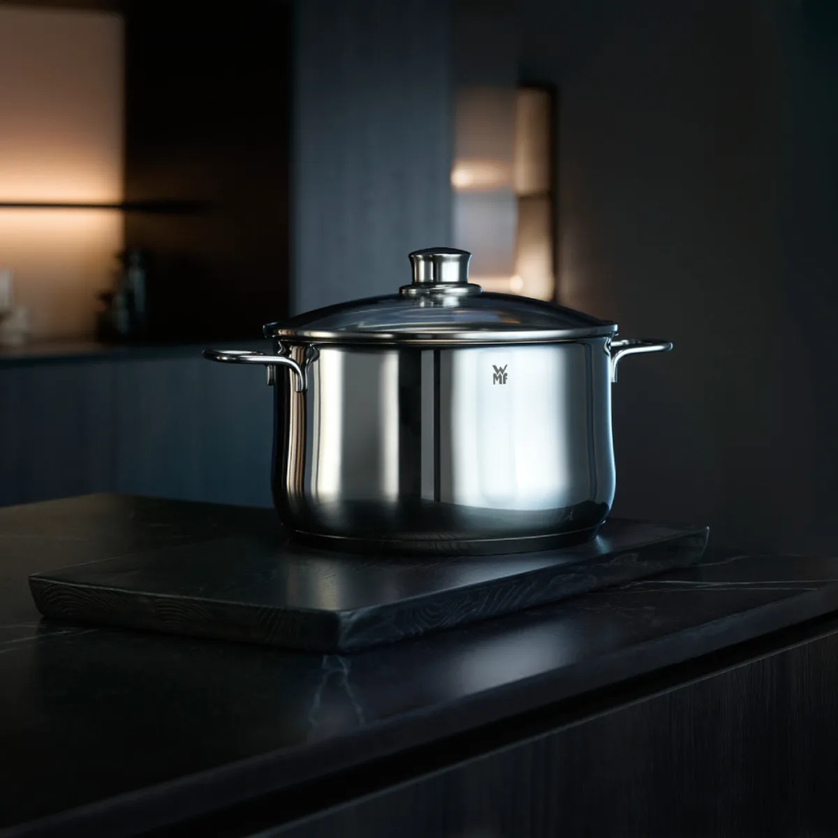 WMF - Batería de Cocina 9 Piezas Acero Inoxidable Diadem Plus WMF