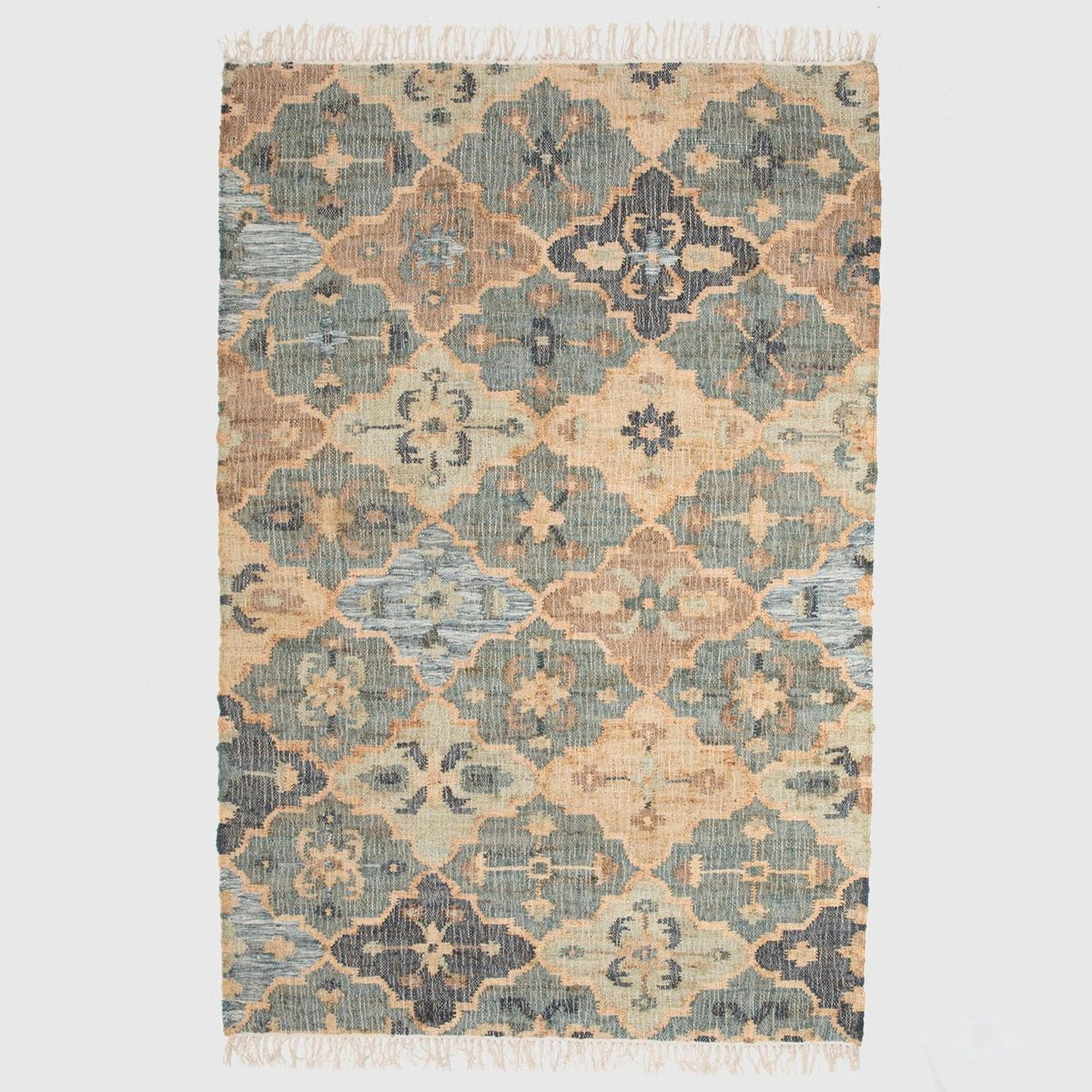 BASEMENT HOME - Alfombra Bettino Lana Rectangular Gris