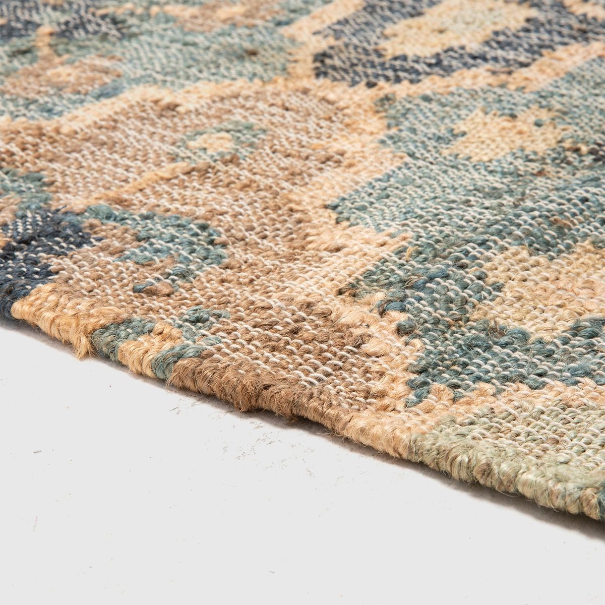 BASEMENT HOME - Alfombra Bettino Lana Rectangular Gris