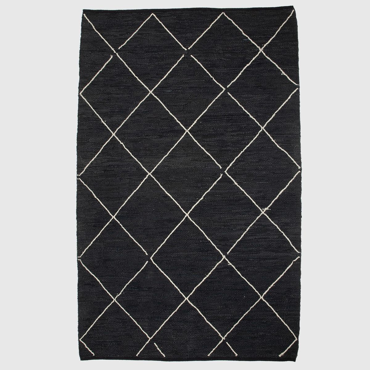 BASEMENT HOME - Alfombra de Lana Basement Home Grande 200x290cm Diseño Negro