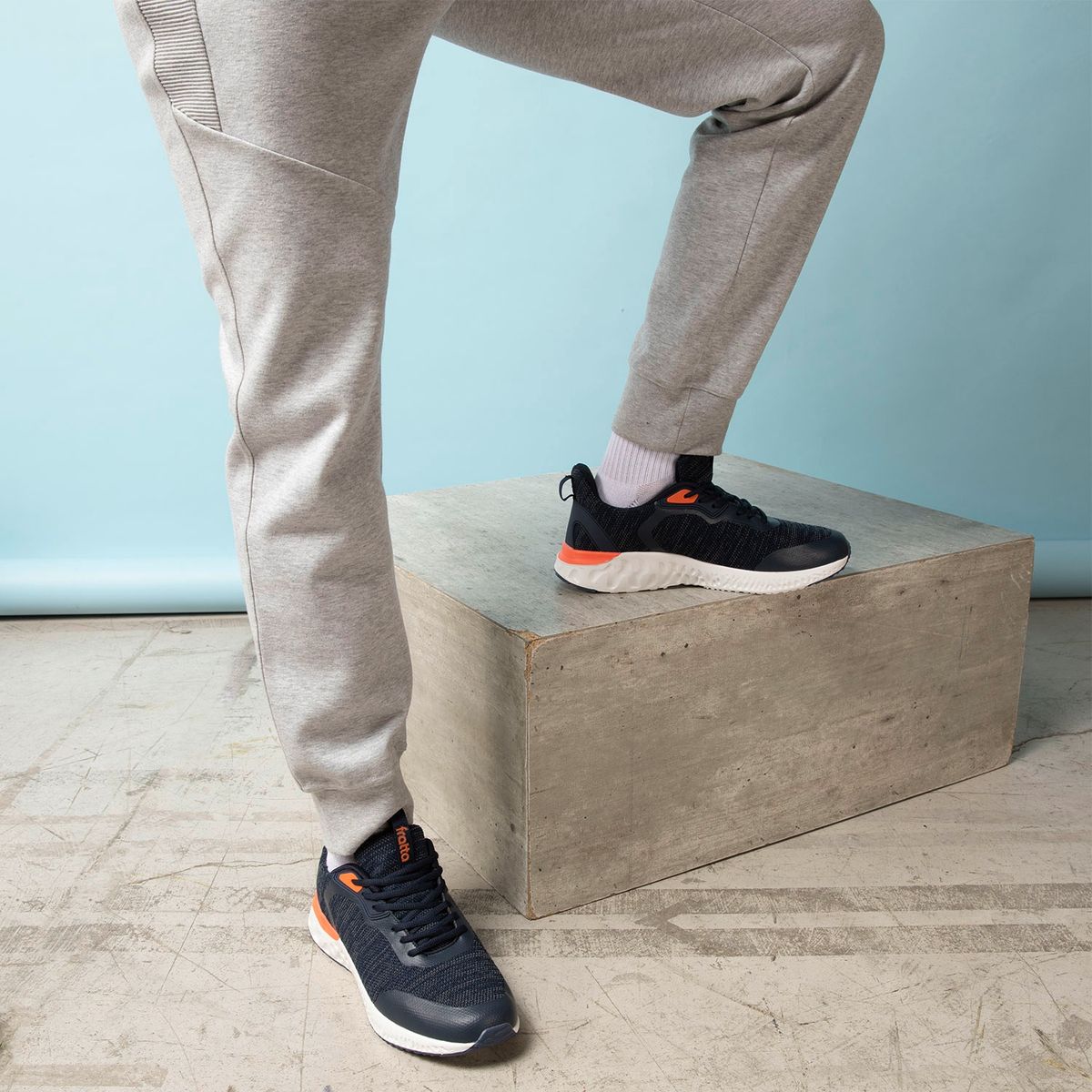 FRATTA - Zapatilla Running Hombre Negro Fratta